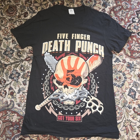 Five Finger Death Punch Black Graphic Tee - Picture 1 of 2